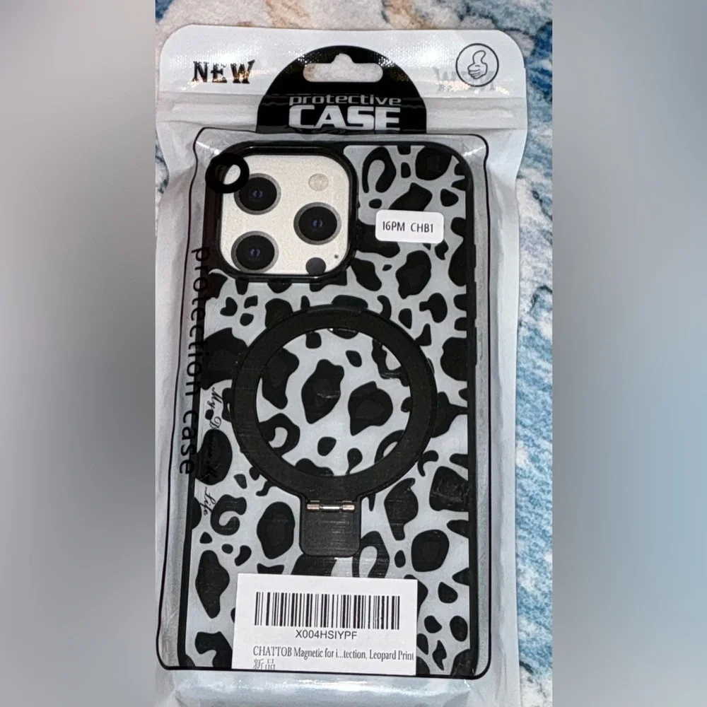 Capaunvda Black and Gray I Phone 16 Pro Max 6.9” Case
